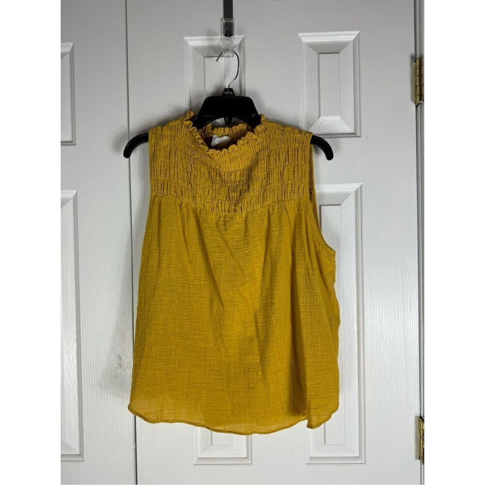NWT Hayden Womens Mustard Blouse Size M